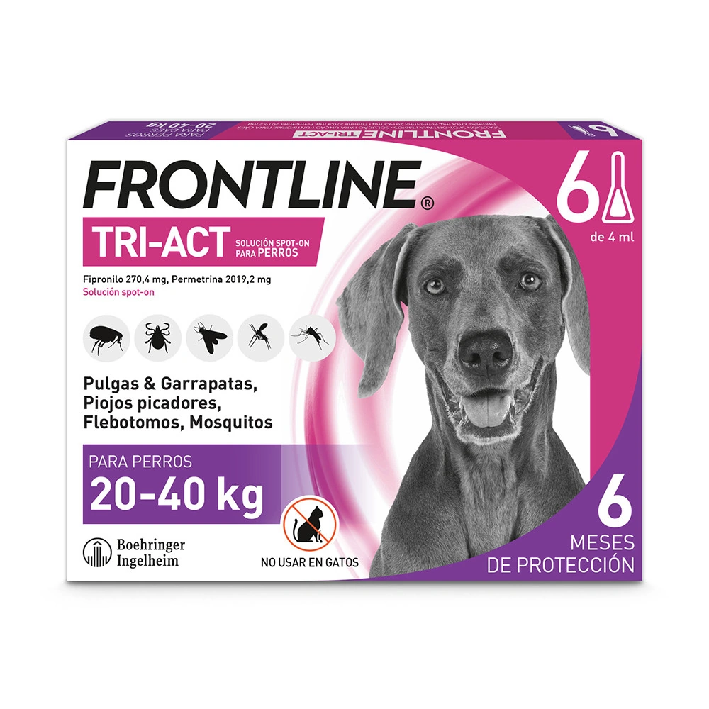 FRONTLINE TRI-ACT PERROS 20-40 KG 6 PIP