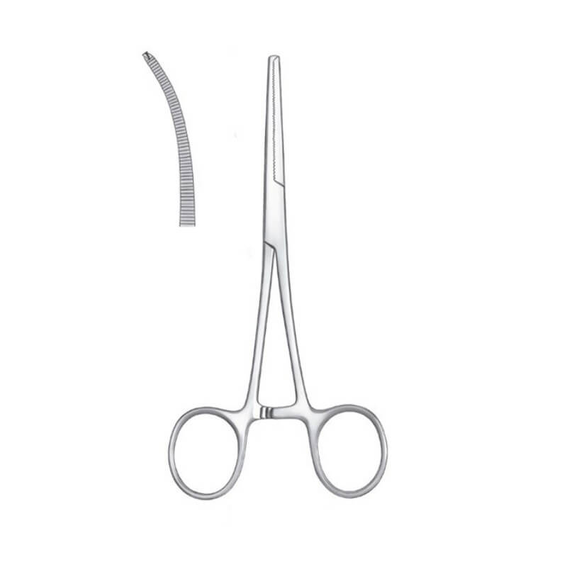 PINZA KOCHER CURVA 15 CM (REF.BH631R)