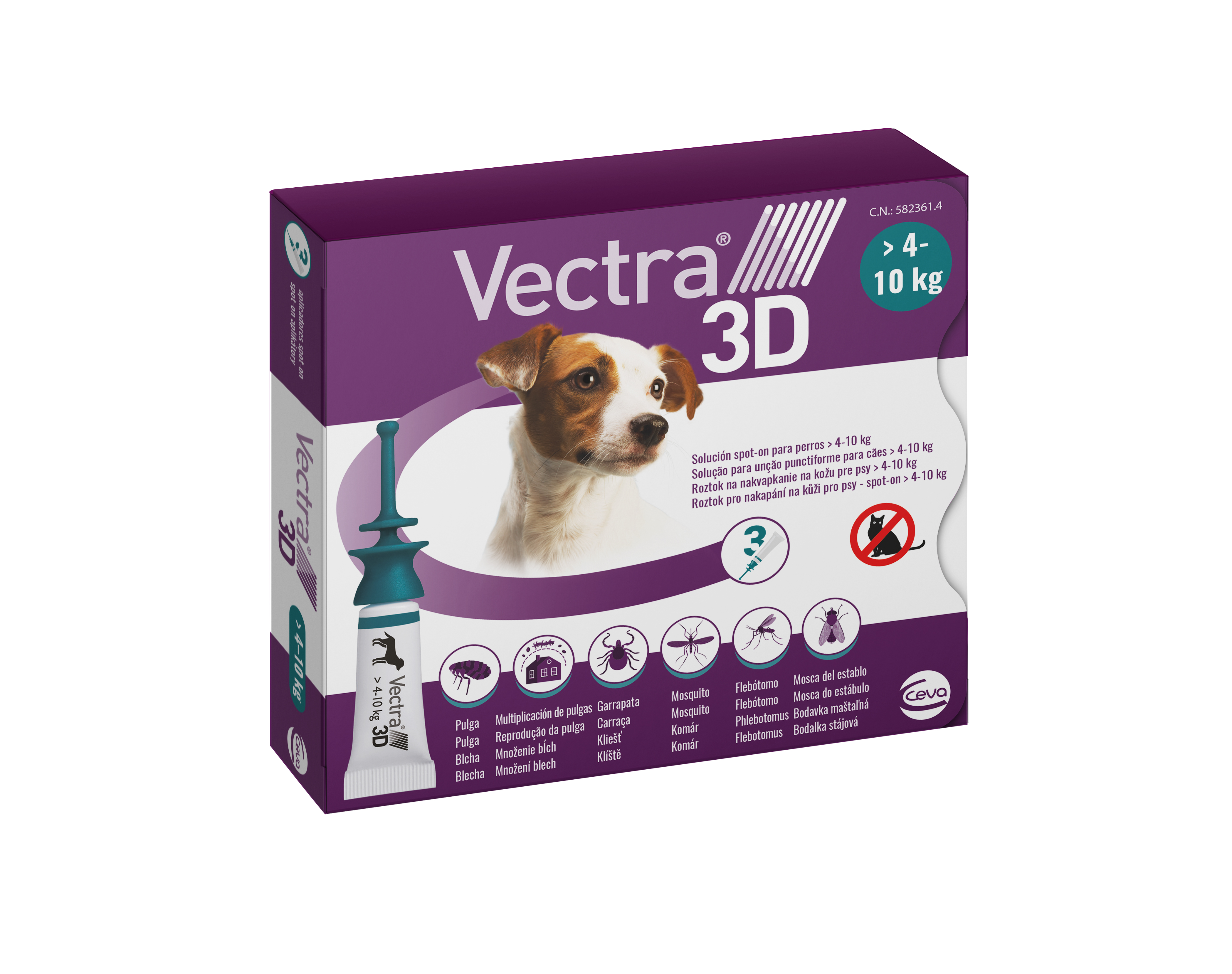 VECTRA 3D 4-10 KG 3 PIP