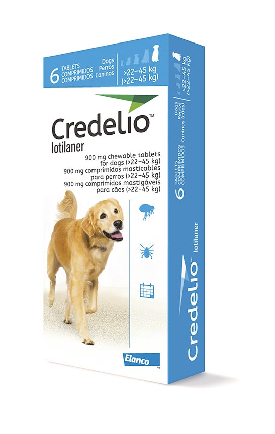 CREDELIO 900 MG 22-45 KG 6 COMP