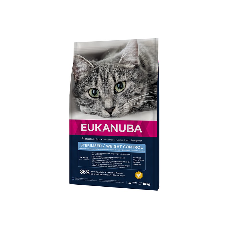 EUKANUBA CAT STERILISED WEIGHT CONTROL 10 KG (012110) EUKANUBA CAT STERILISED WEIGHT CONTROL 10 KG (012110)