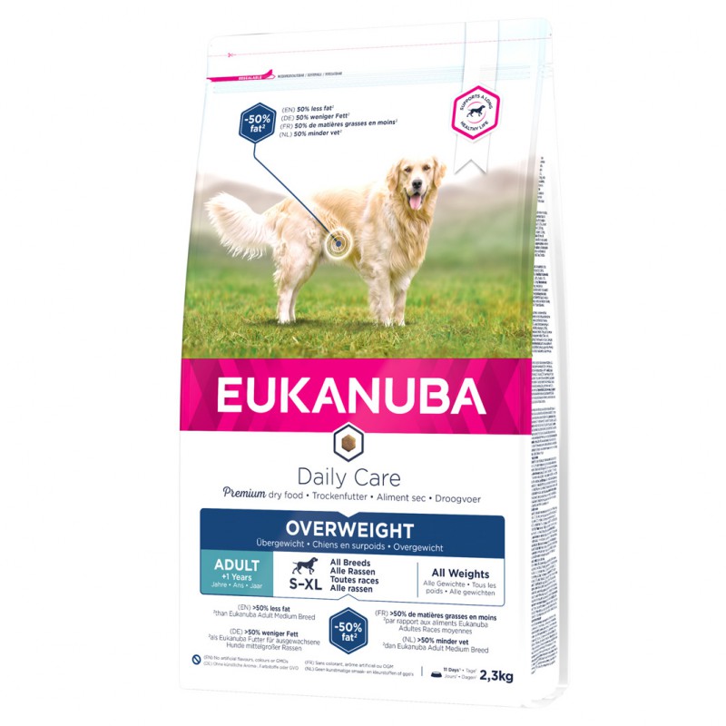 EUKANUBA DAILY CARE OVERWEIGHT 2,3KG (01 7801)