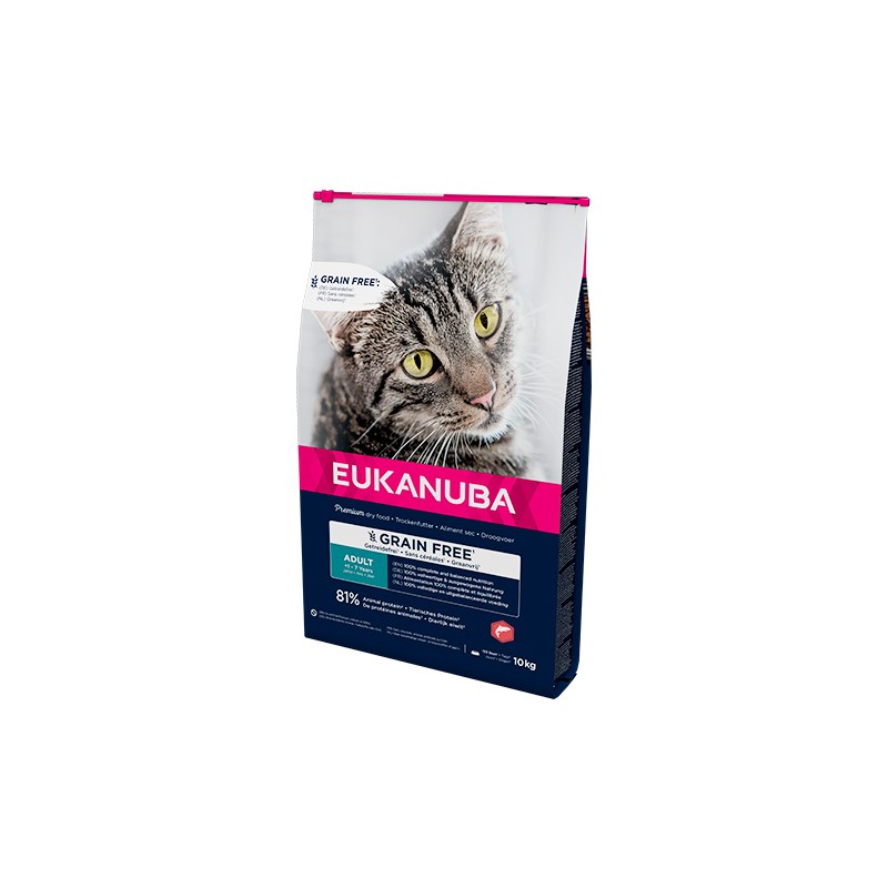 EUKANUBA CAT ADULT GRAIN FREE 10 KG (01 22182) EUKANUBA CAT ADULT GRAIN FREE 10 KG (01 22182)