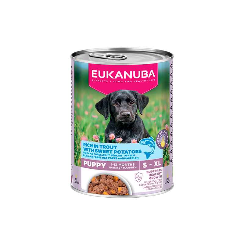 EUK PUPPY TRUCHA CON BATATA 6X 400 G (01 N0071)