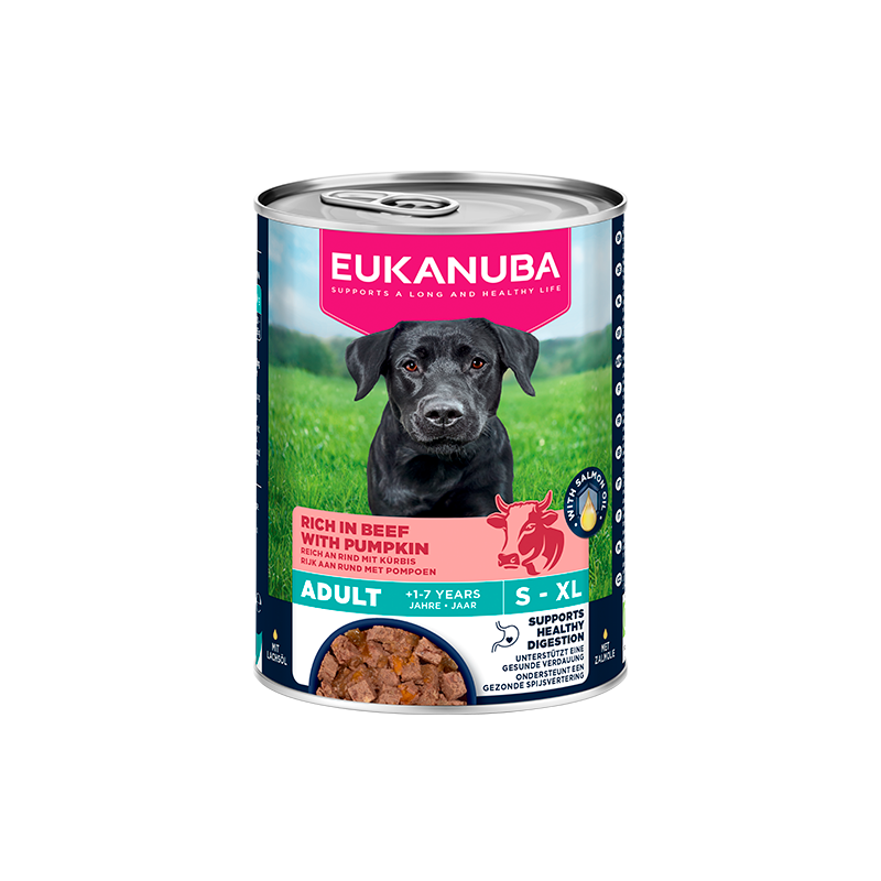 EUK ADULTOS TERNERA CON CALABAZA 6 X 400 G (01 N0073)