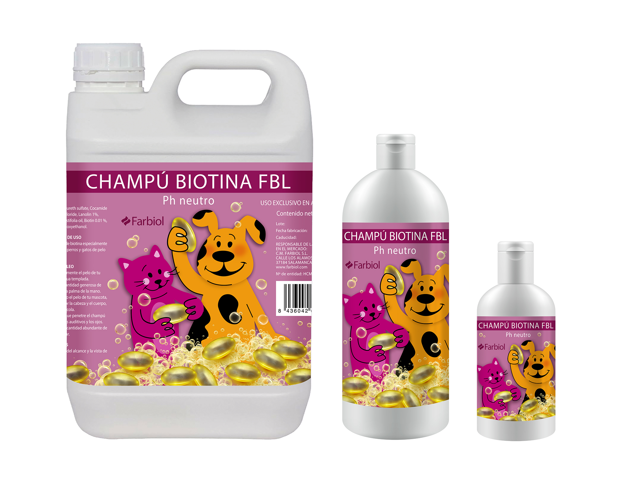 CHAMPU BIOTINA FBL 1 L