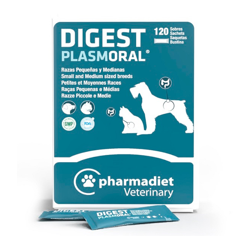 PLASMORAL DIGEST RAZAS PEQUEÑAS Y MEDIANAS 120 SOBRES