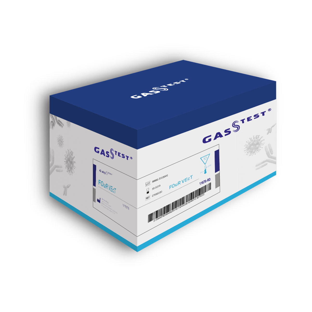 GASSET TEST FOUR VECT 10 UDS (REF.GT010210)