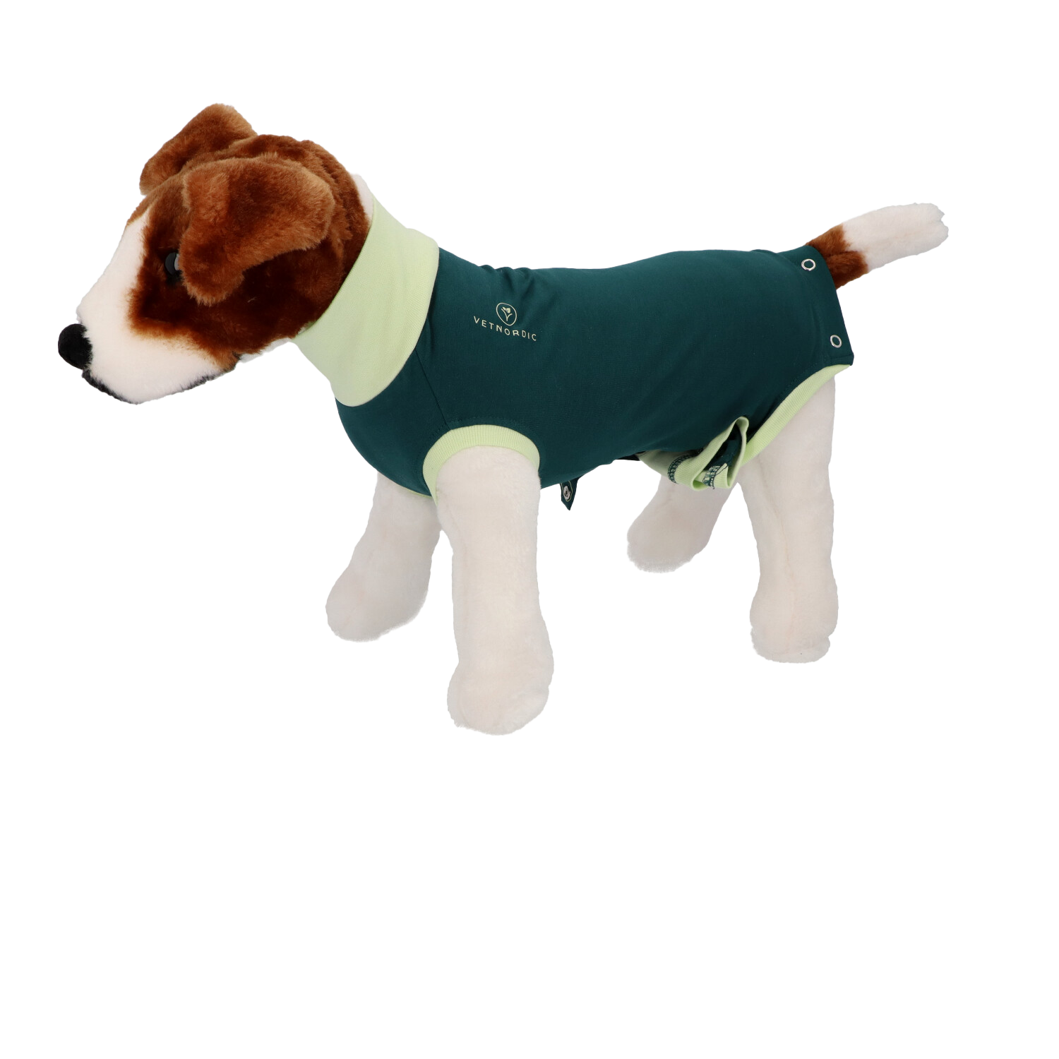 BODY PERRO ALGODON ORGANICO VERDE 37 CM TALLA S (21244)(570110)
