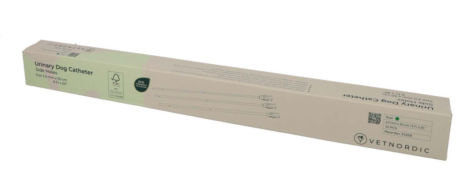 VETNORDIC CATETER URINARIO PERRO 1,3 MM X 50 CM 10 UDS (21258)