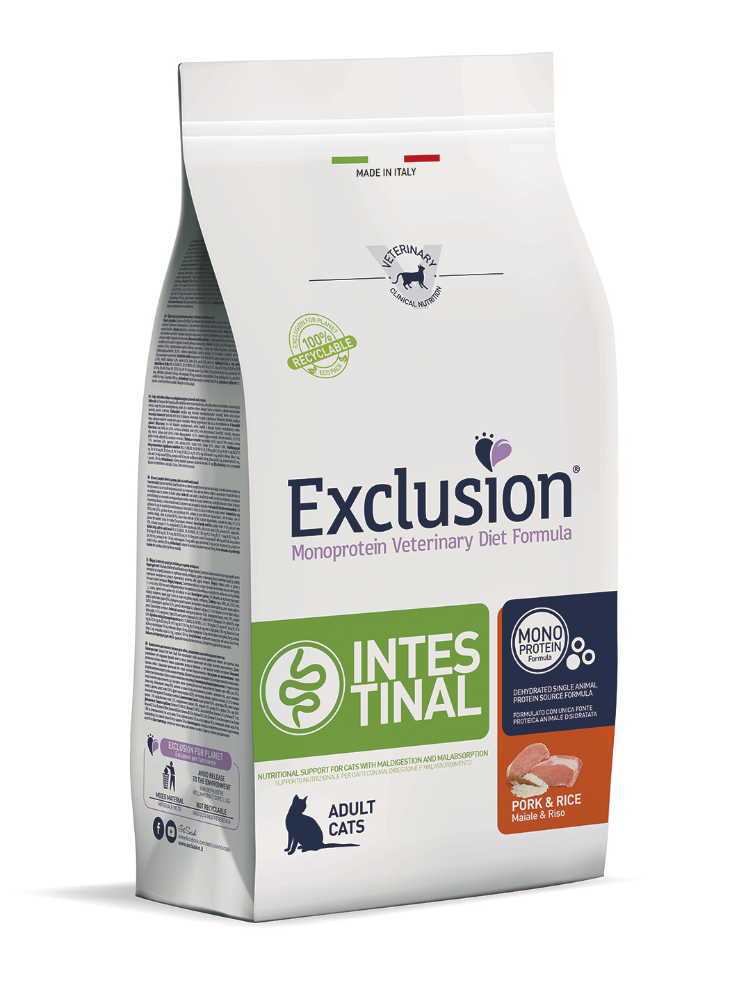 EXC CAT INTESTINAL PORK&RICE 300GR (46 055)