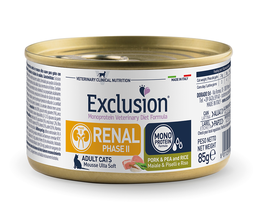 EXC CAT RENAL PHASE 2 PORK&PEA RICE 1X85GR (46 105)