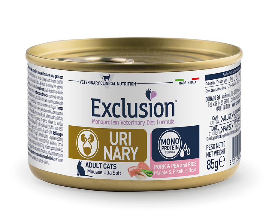 EXC CAT URINARY STRESS PORK&PEA RICE 1X85GR (46 103)