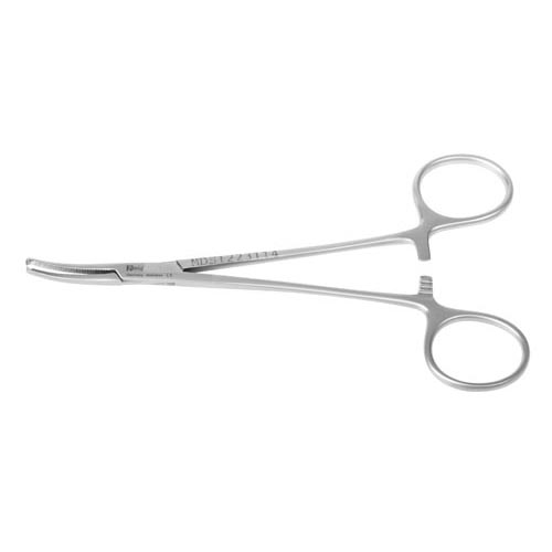 PINZA MOSQUITO CURVA CON DIENTE 13 CM CAL.B (REF.8235)
