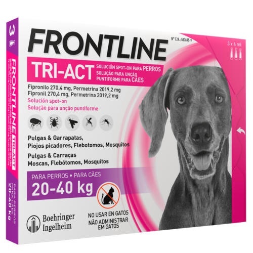 FRONTLINE TRI-ACT PERROS 20-40 KG 3 PIP