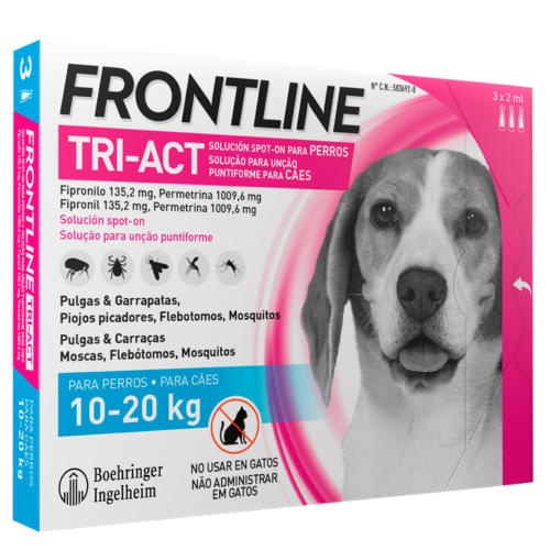 FRONTLINE TRI-ACT PERROS 10-20 KG 6 PIP