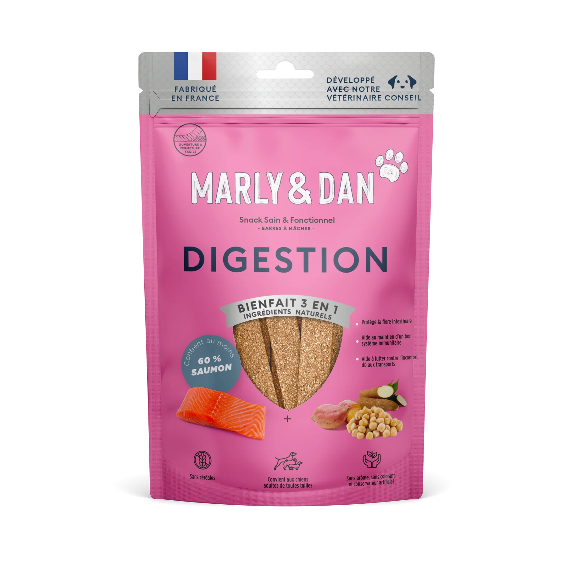 MARLY & DAN JERKY DIGESTION DOG 80 G  CAJA 10 UDS (32020100)