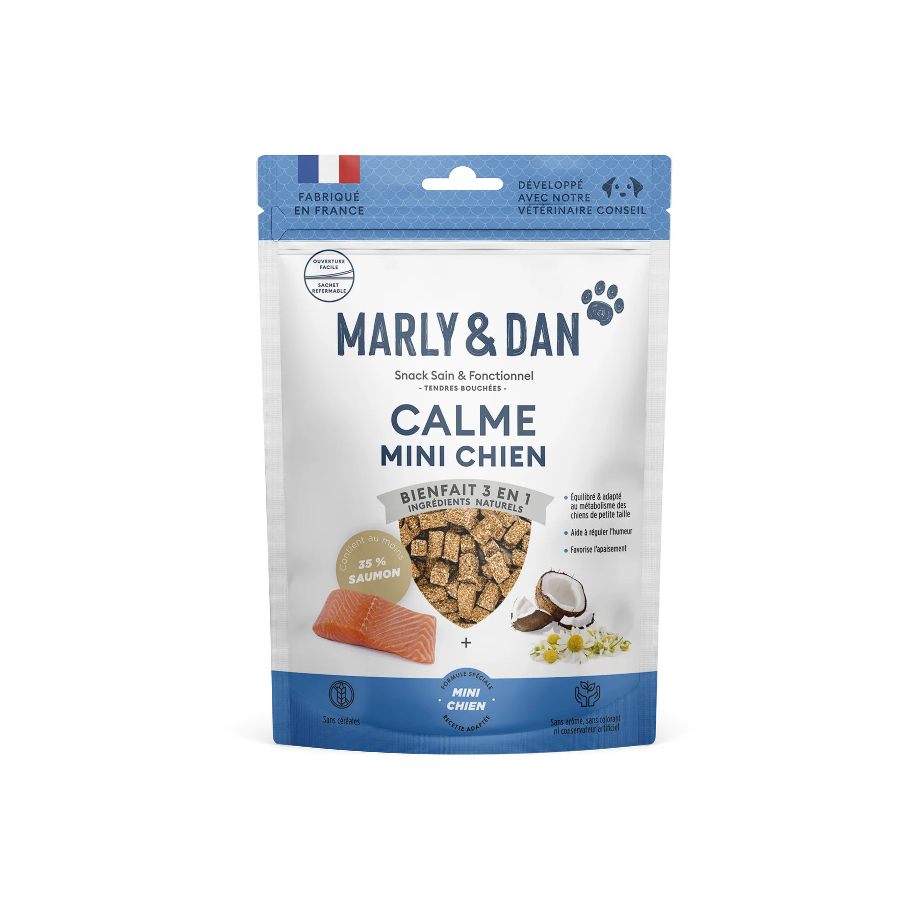 MARLY & DAN SOFT & CHEWY CALM MINI DOG 50 G CAJA 10 UDS (M&D 4100523)