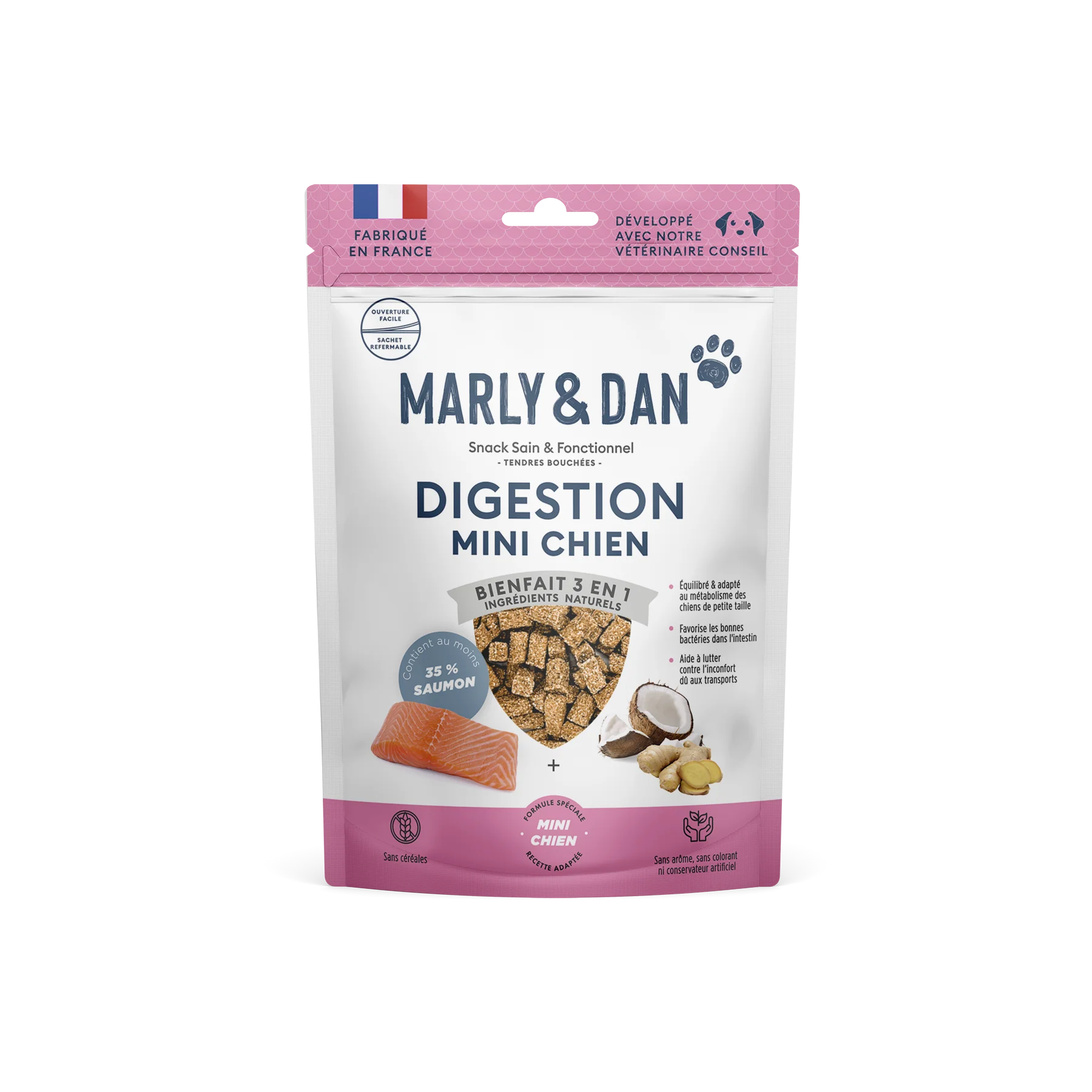 MARLY & DAN SOFT & CHEWY DIGESTION MINI DOG 50 G CAJA 10 UDS (M&D 4100524)