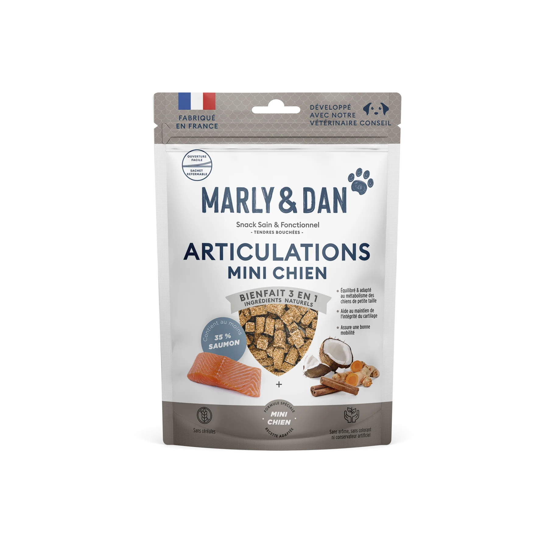 MARLY & DAN SOFT & CHEWY HIP&JOINT MINI DOG 50 G CAJA 10 UDS (M&D 4100525)