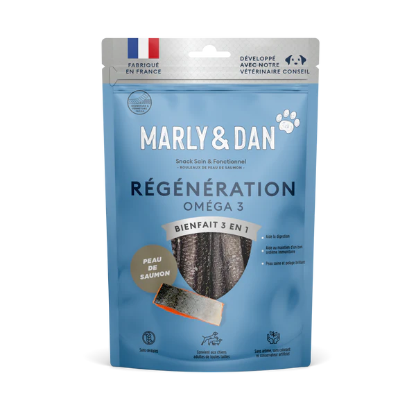 MARLY & DAN SALMON SKIN REGENERATION DOG 60GR - CAJA 10 UDS (M&D 32050100)