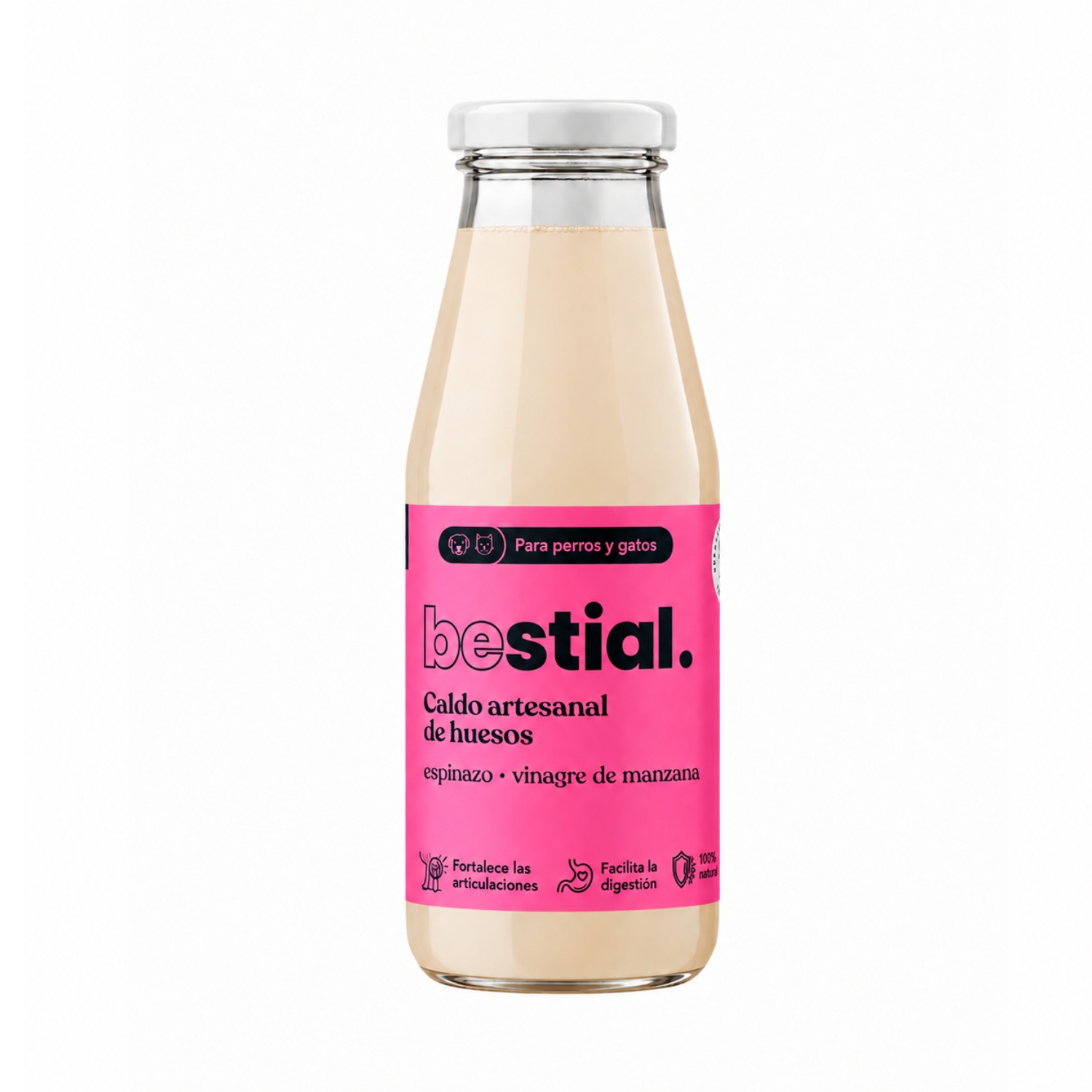 Caldo de huesos Bestial 6x500 ml para perros y gatos