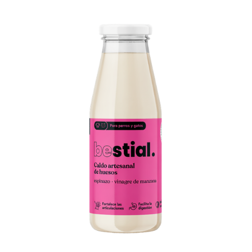 Caldo de huesos Bestial 6x500 ml para perros y gatos