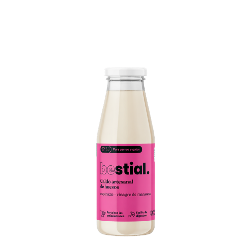 Caldo de huesos Bestial 8x250 ml para perros y gatos