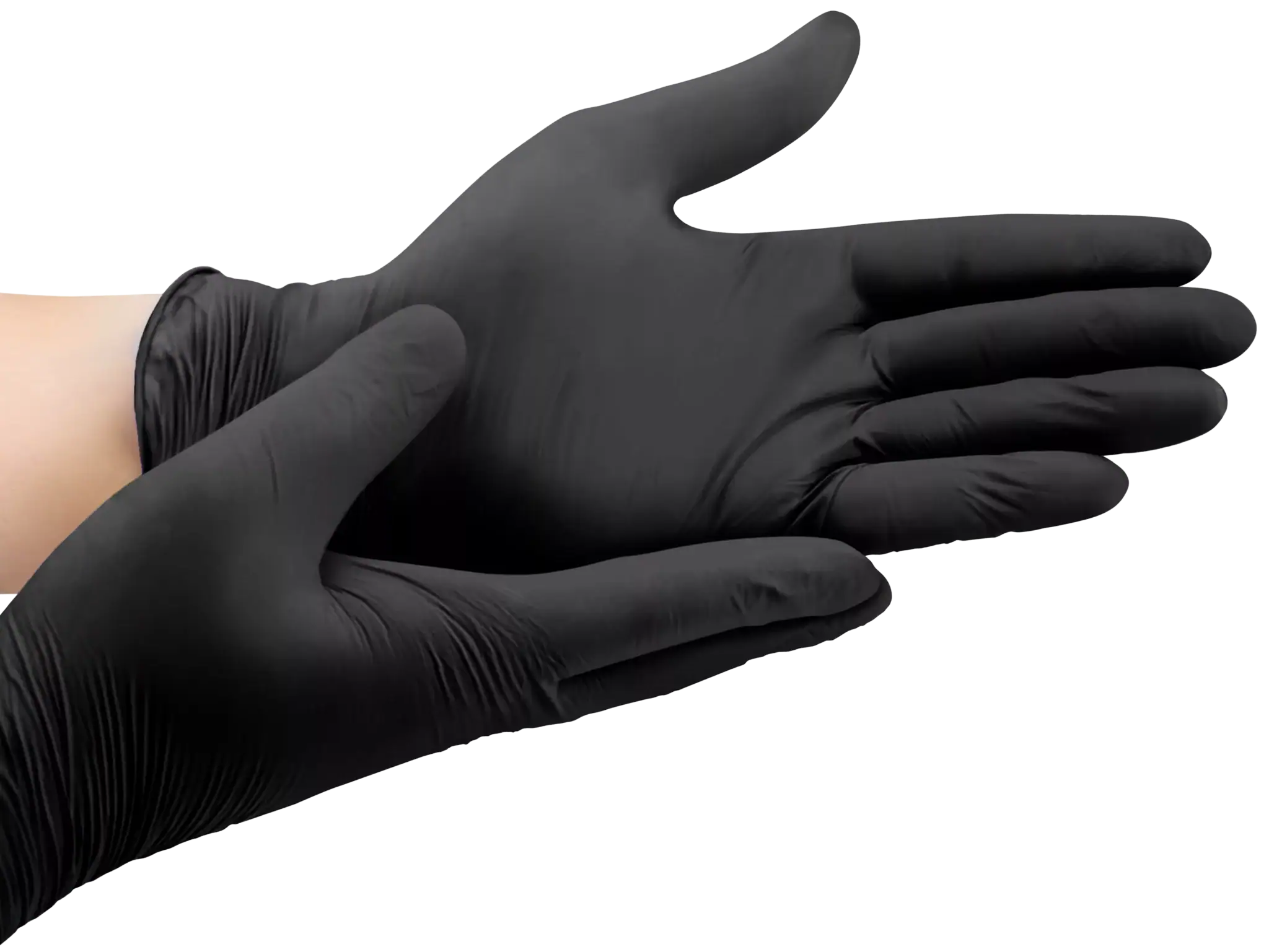 GUANTES NITRILO NEGRO SANTEX TALLA S 100 UDS (GD23)