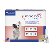 EVICTO 30 MG PERROS 2,6-5 KG 4 PIP