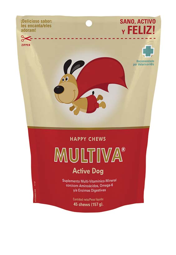 MULTIVA ACTIVE DOG 45 CHEWS