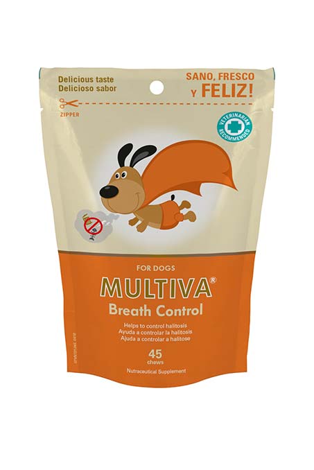 MULTIVA BREATH CONTROL DOGS 45 CHEWS
