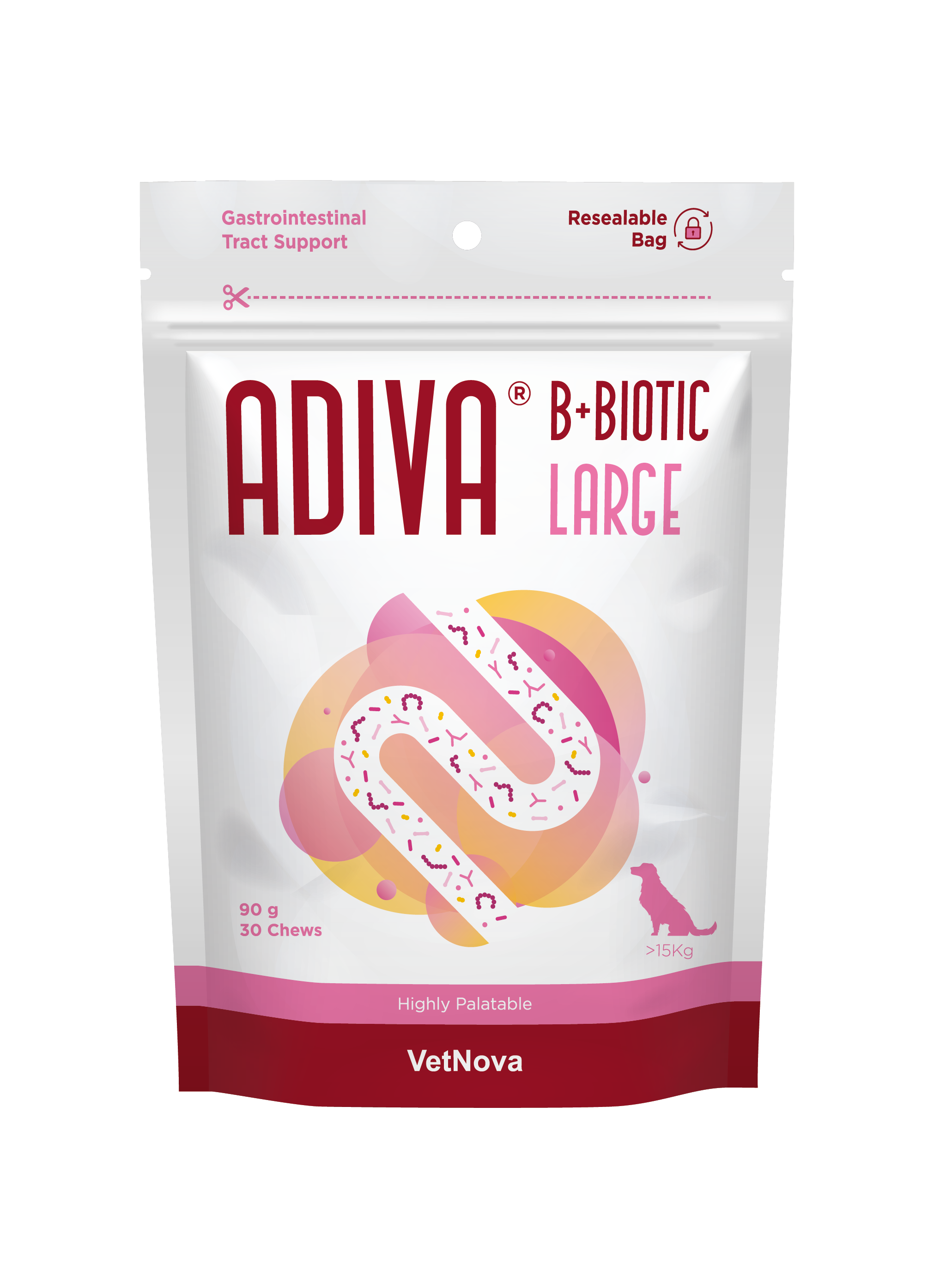 ADIVA B+BIOTIC LARGE 30 CHEWS