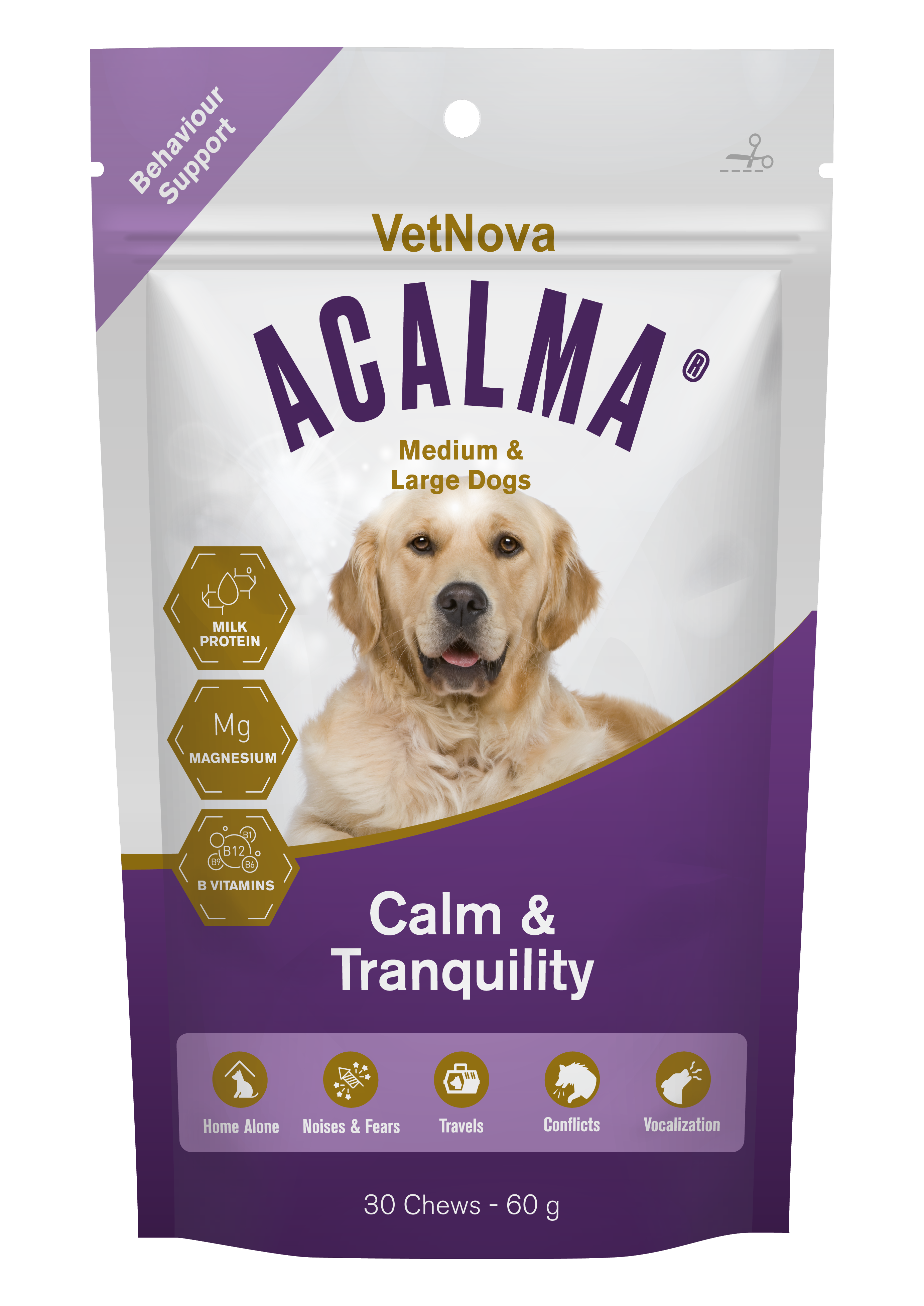 ACALMA MEDIUM & LARGE DOGS 30 CHEWS