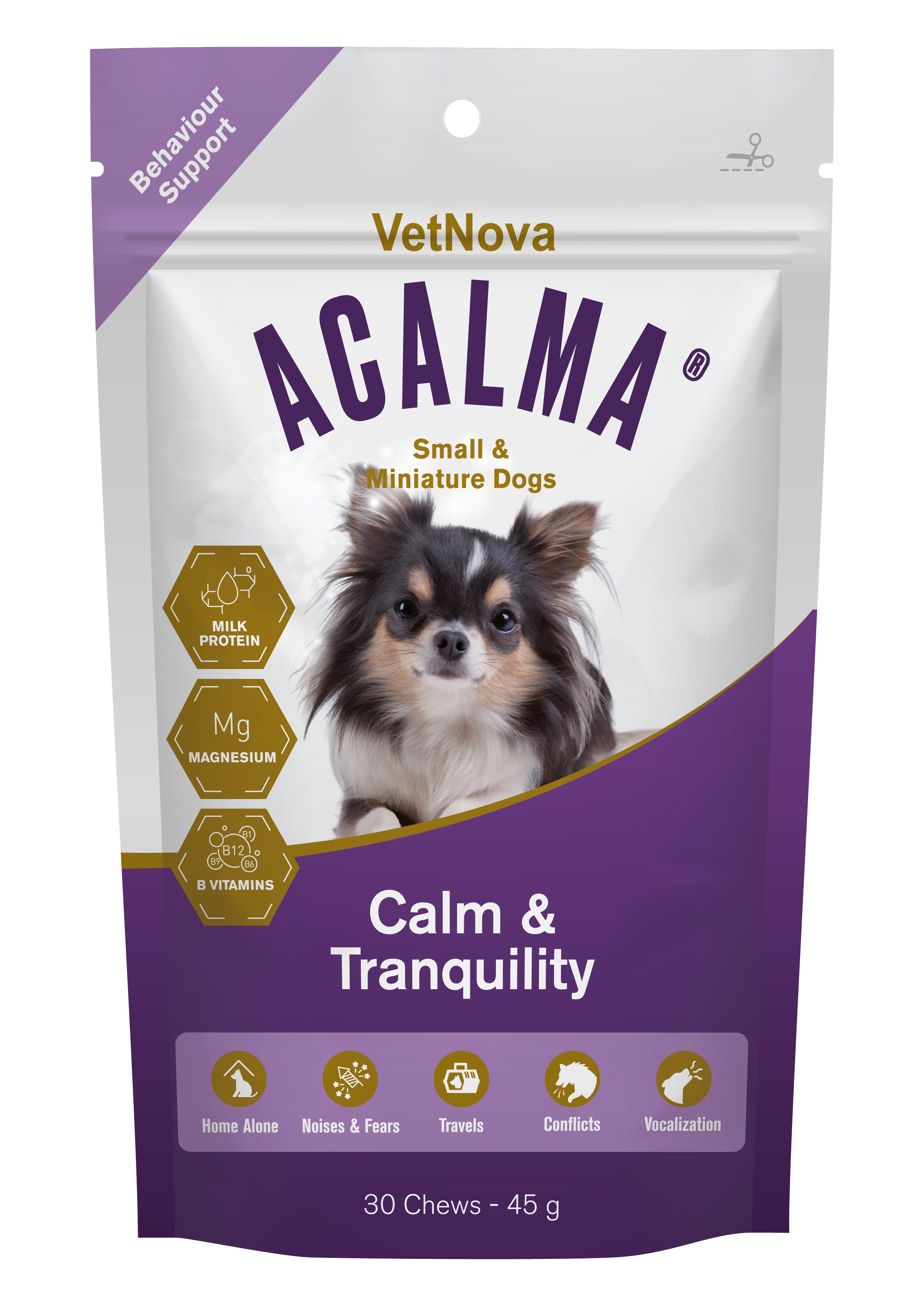 ACALMA SMALL & MINIATURE DOG 30 CHEWS