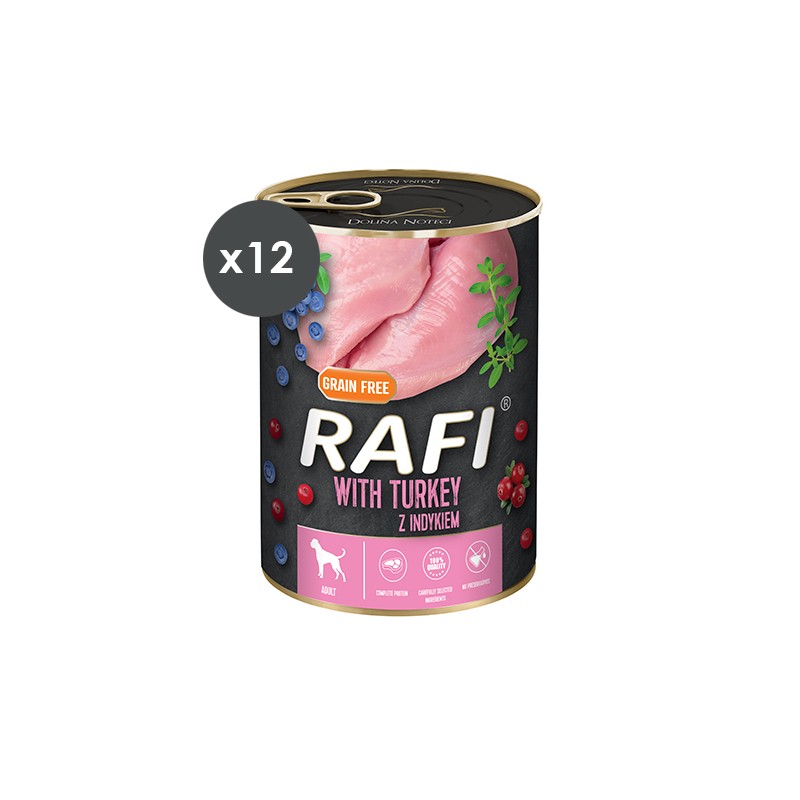 RAFI PATE PAVO Y ARÁNDANOS 12X400GR (13 094)