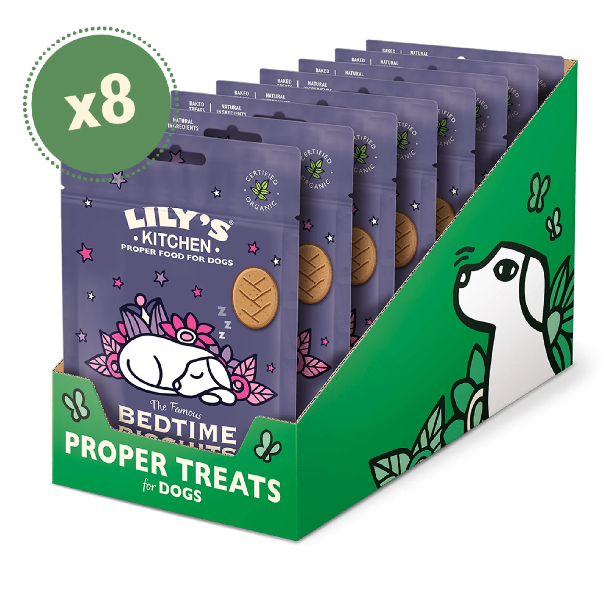 LILY´S BEDTIME BISCUITS FOR DOGS 80 G 8 UDS (ANDTBE80)