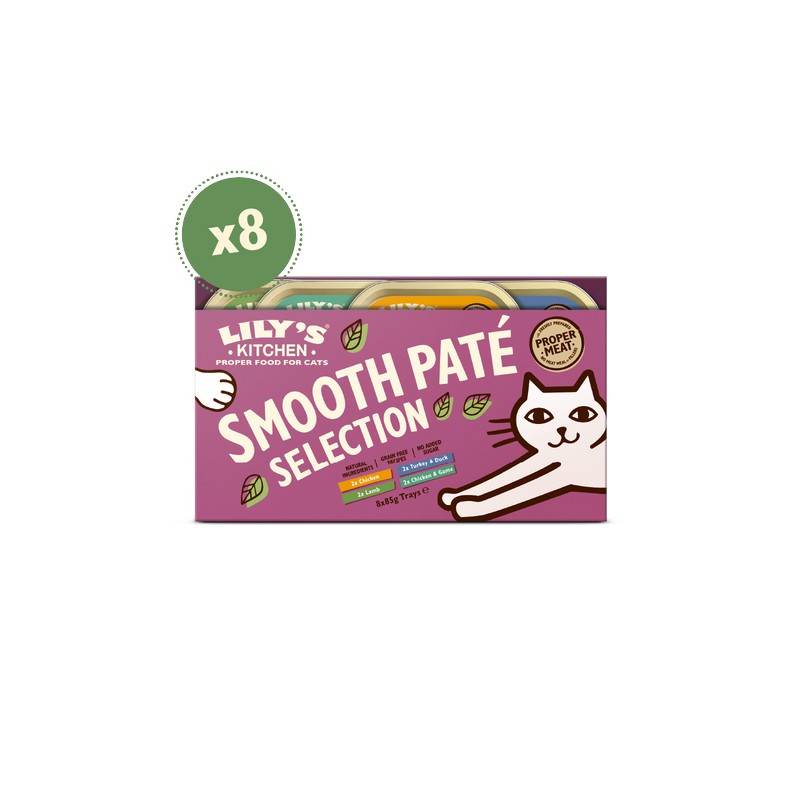 LILY´S SMOOTH PATE SELECTION MULTIPACK 8 X 85 G (ANCCMP01)