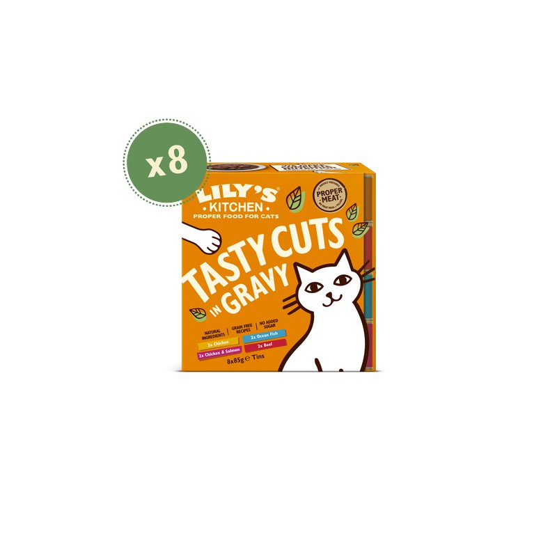 LILY´S TASTY CUTS GRAVY TINS MULTIPACK 8 X 85 G (ANCTCM85)