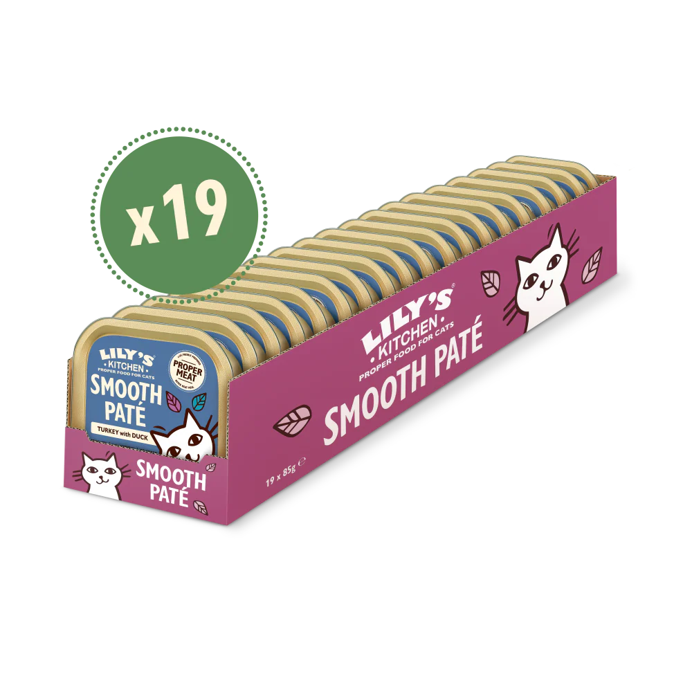 LILY'S SMOOTH PATE TURKEY & DUCK 19 X 85 GR CAT (ANCCP05)