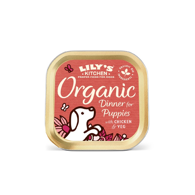 LILY´S ORGANIC DINNER FOR PUPPIES 11 X 150 G (ANDP1)