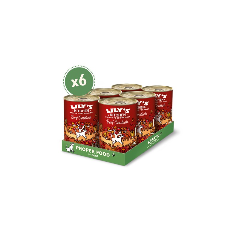 LILY´S BEEF GOULASH TIN 6 X 400 G (ANDBG4)