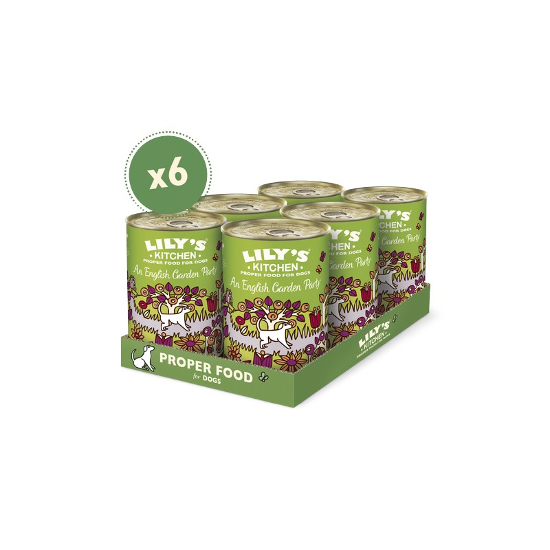 LILY´S AN-ENGLISH GARDEN PARTY TIN 6 X 400 G (ANDGP6)