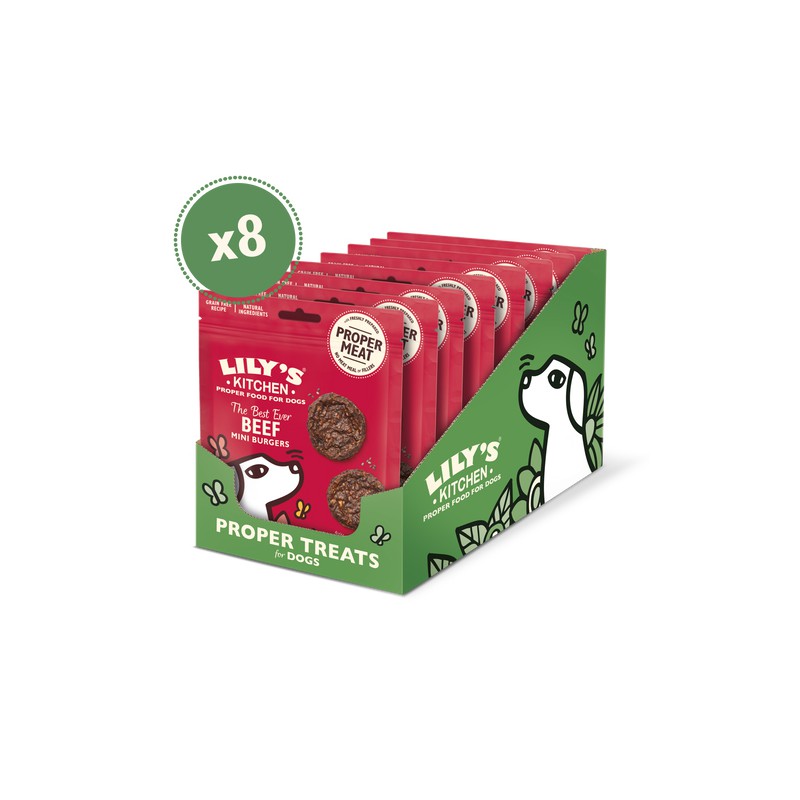 LILY´S THE BEST EVER BEEF MINI BURGERS 70 G X 8 UDS (ANIDTSBB70)