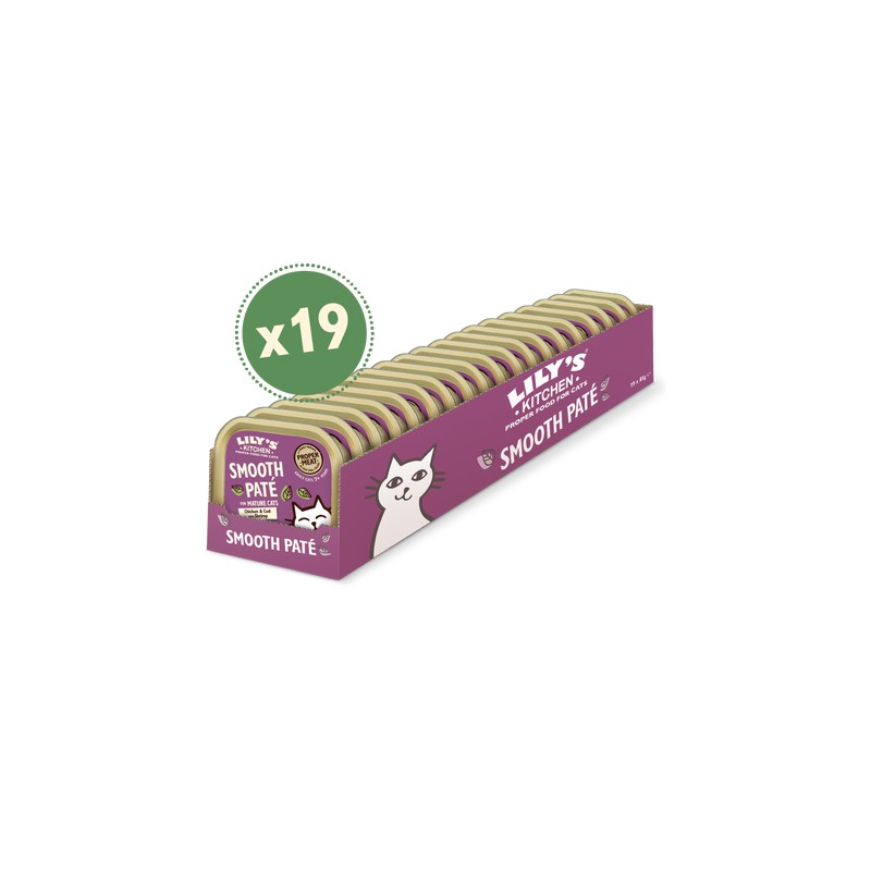 LILY S SMOOTH PATÉ KITTEN CHICKENYCODYSAL 19 X 85 G (ANCKCC85)