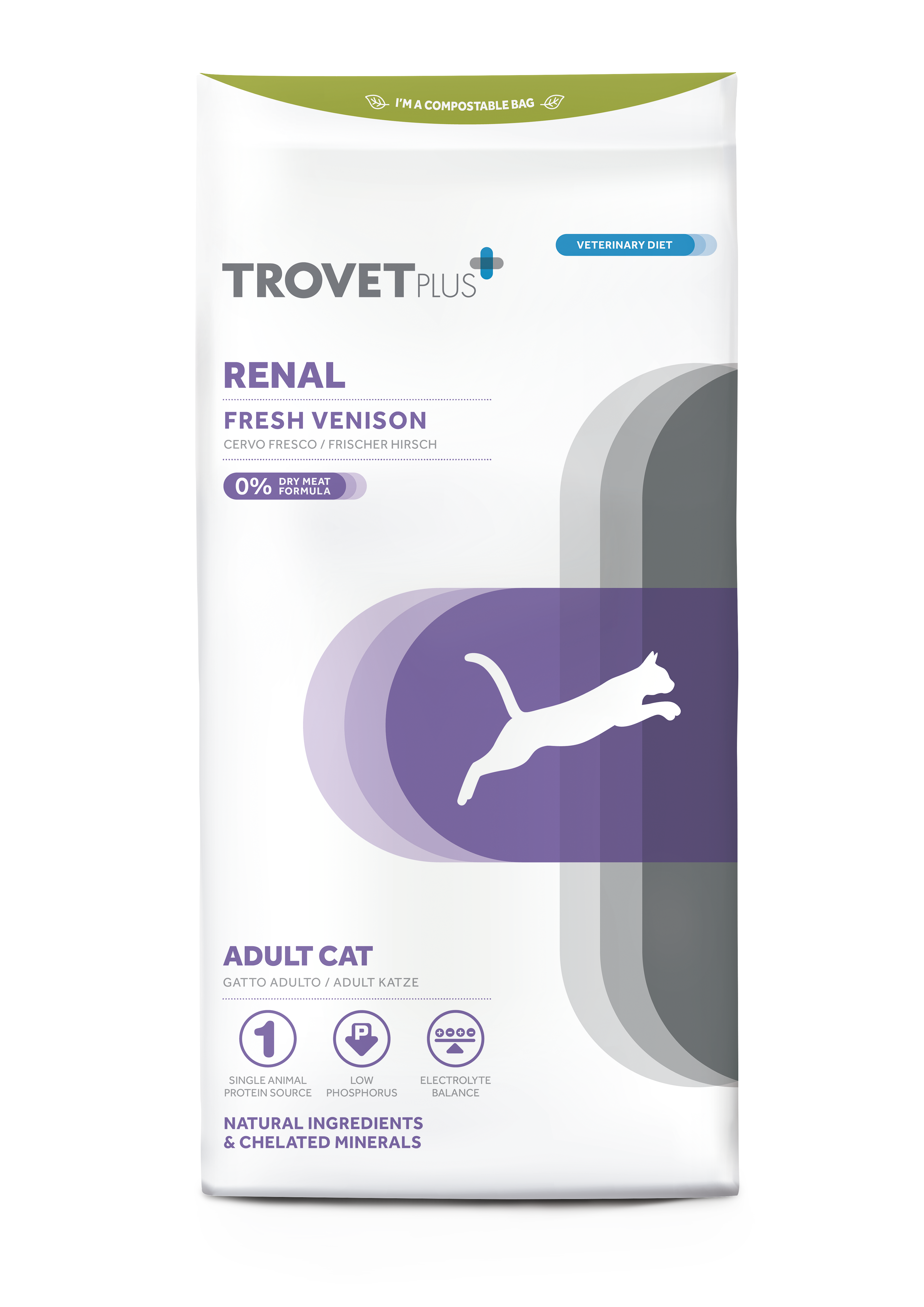 TROVET+ ADULT CAT RENAL VENISON 2,5 KG (TPB19PL2B)