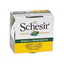 SCHESIR DOG GELATINA POLLO CON JAMON 10 X 150 G (300132)(01064255)