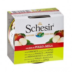 SCHESIR DOG GELATINA POLLO CON MANZANA 10 X 150 G (300138)(01064372)
