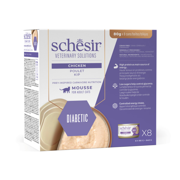 SCH VET DB MOUSSE CHICKEN 8 X 30 G (21631006)