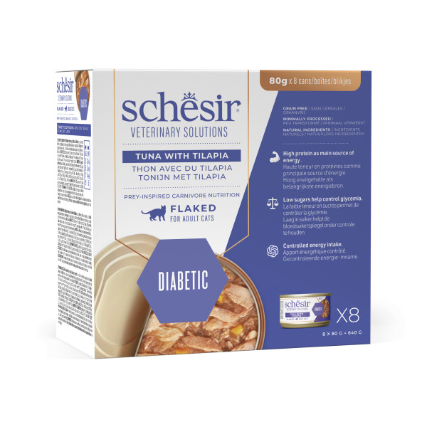 SCH VET DB FLAKED FISH 8 X 80 G (21611106)